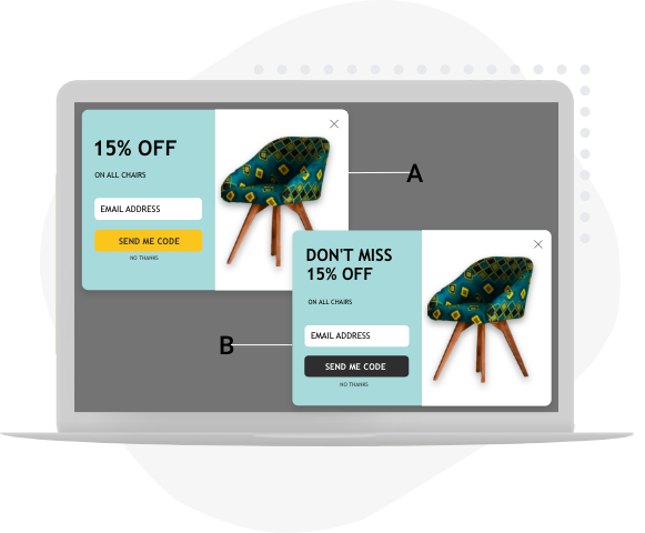 A/B Test Popups for Conversion Rate Optimization