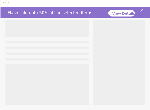 flash sale