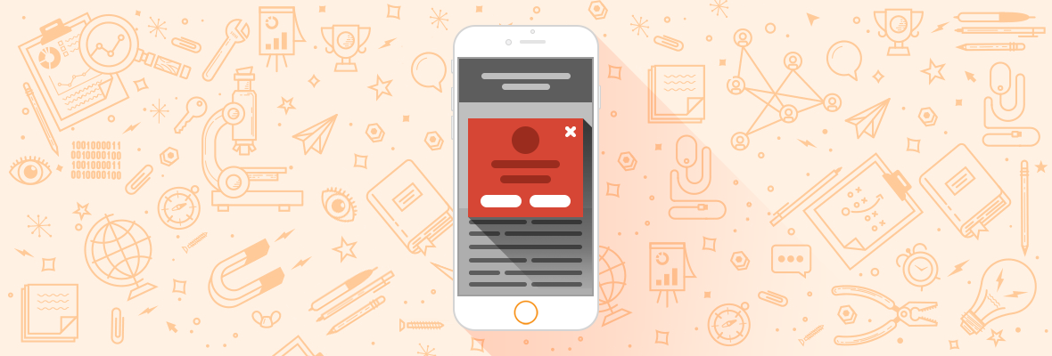 new designs of mobile popups