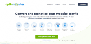 OptinMonster exit intent tool