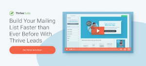 Thrive Leads exit intent pop up tool