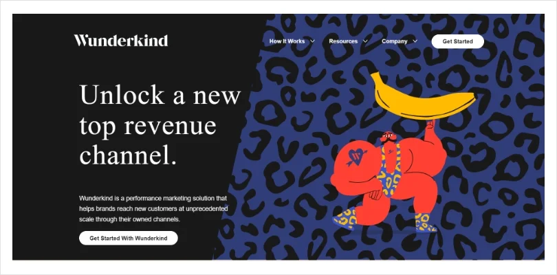 Wunderkind exit intent pop up tool