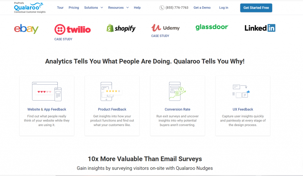 Best Exit Popup Software Qualaroo