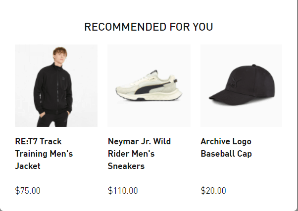 Puma recommendations