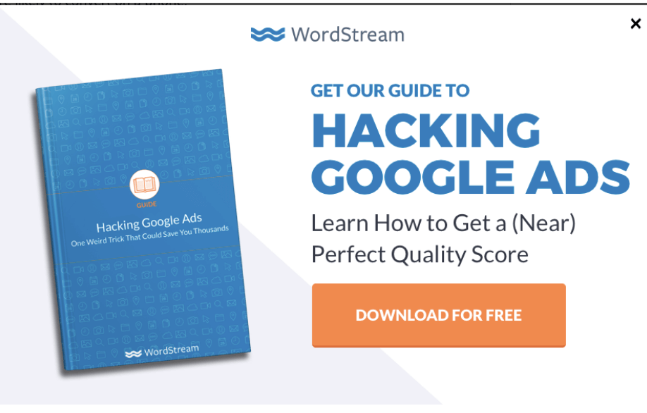WordStream lead generation