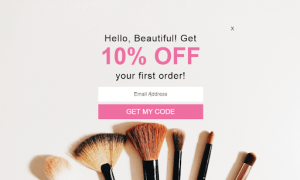 Cosmetic Capital: Exit Trigger Discount Popup Example