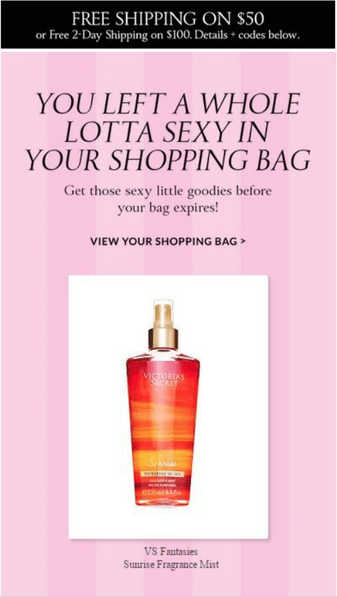 Victoria Secrets popup