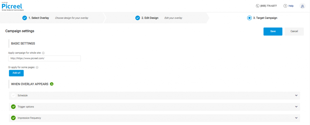 Configure Campaign Settings