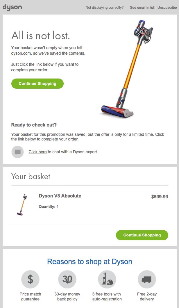 Eight Abandoned Cart Email Examples to Win Customers