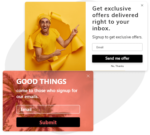 Get Newsletter Signups with Creative Overlay Copy