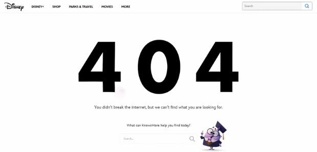 Create an Intuitive 404 Error Page
