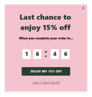 Create urgency with limited time deals 