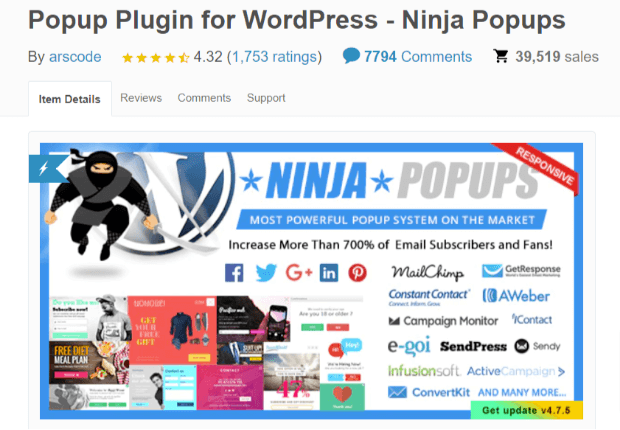 Ninja Popups