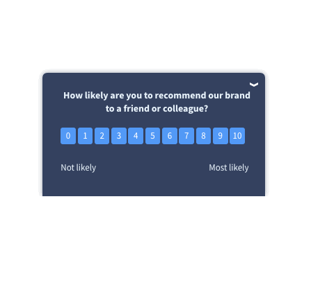 Measure NPS (Net Promoter Score)