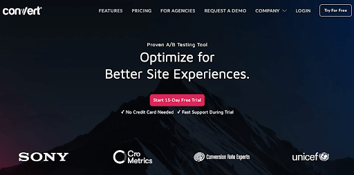 Convert Experiences