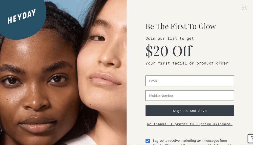 Heyday: Sign Up And Save