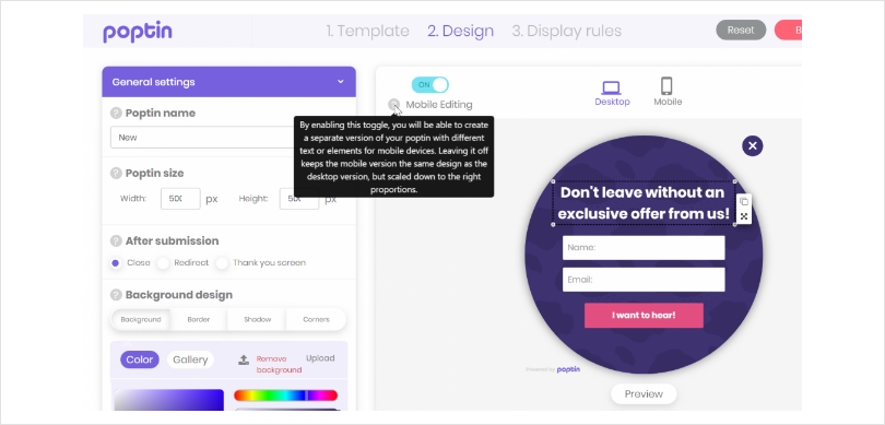 Poptin - Best for creating engaging website pop-ups and forms