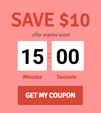 Picreel Countdown Timer Valentine&rsquo;s Deal Popup