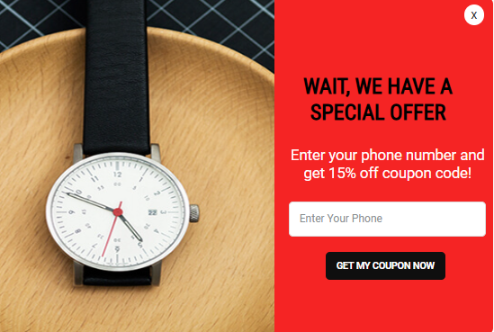 Email Capture Valentine&rsquo;s Coupon Popup