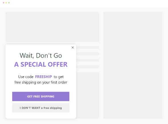 Offer Free Shipping