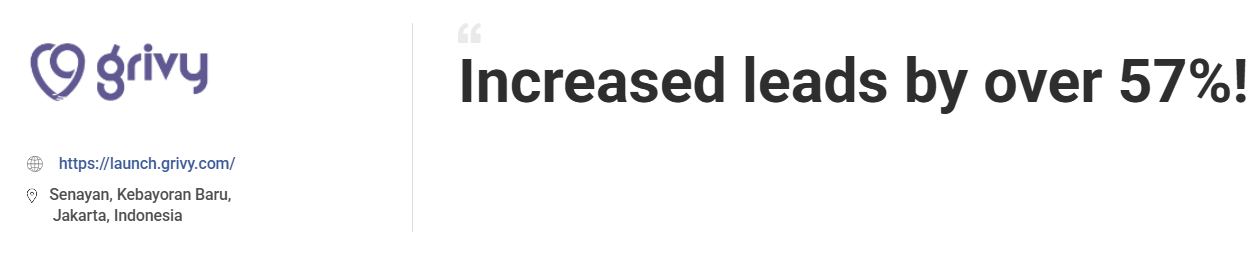 how to generate leads case study Grivy