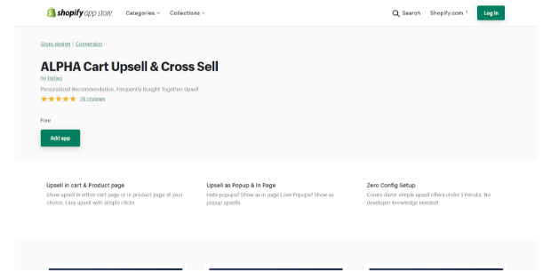 Best Upsell Tools For Your Shopify Store ALPHA Cart Upsell & Cross Sell