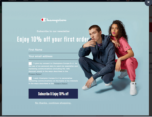 Champion Popups