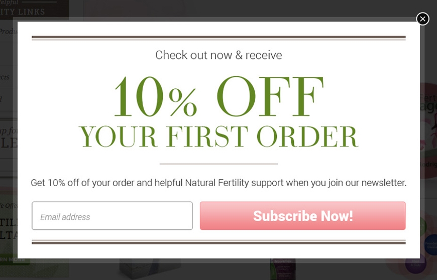 10% Off on Your First Order