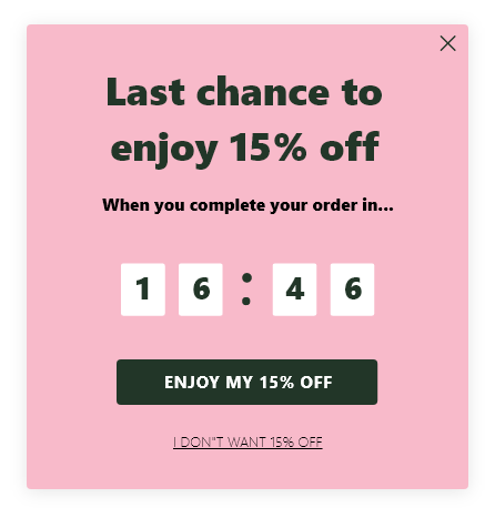 Reduce Cart Abandonment Using Timer Popup