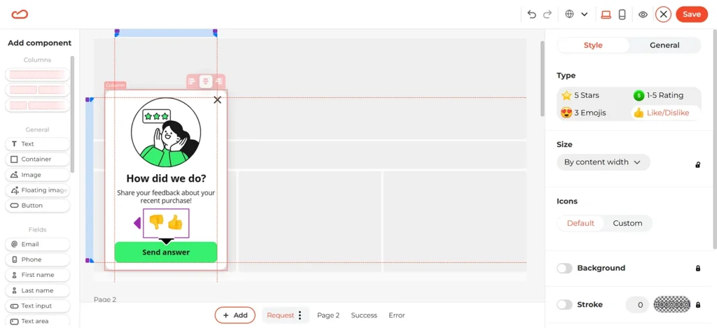 Claspo - Best No-Code On-Site Survey Builder