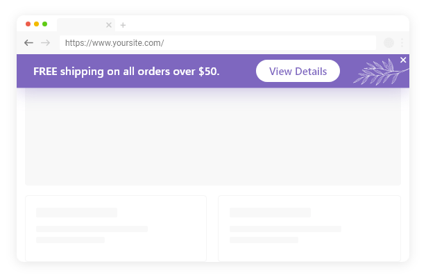 Free Shiping Popup