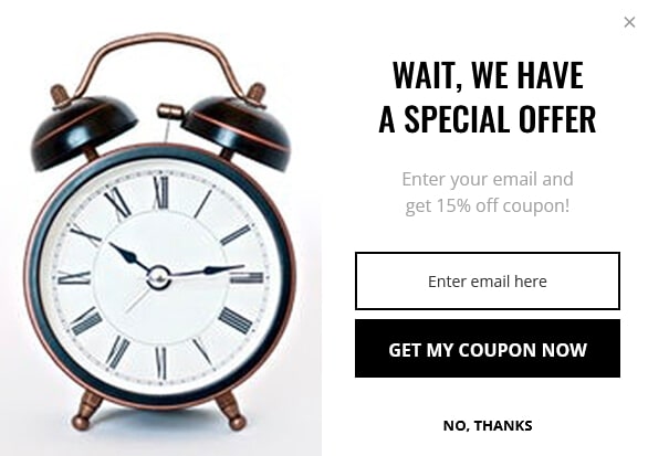 Deploy Exit Intent Popups