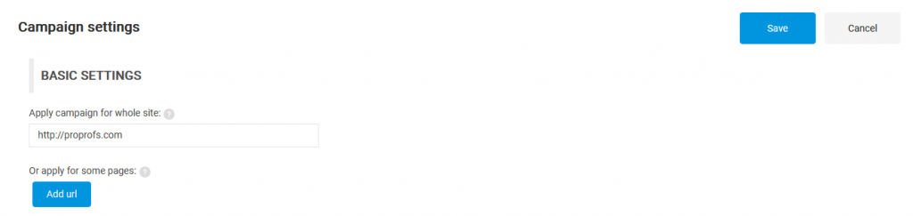 Target Specific URLs