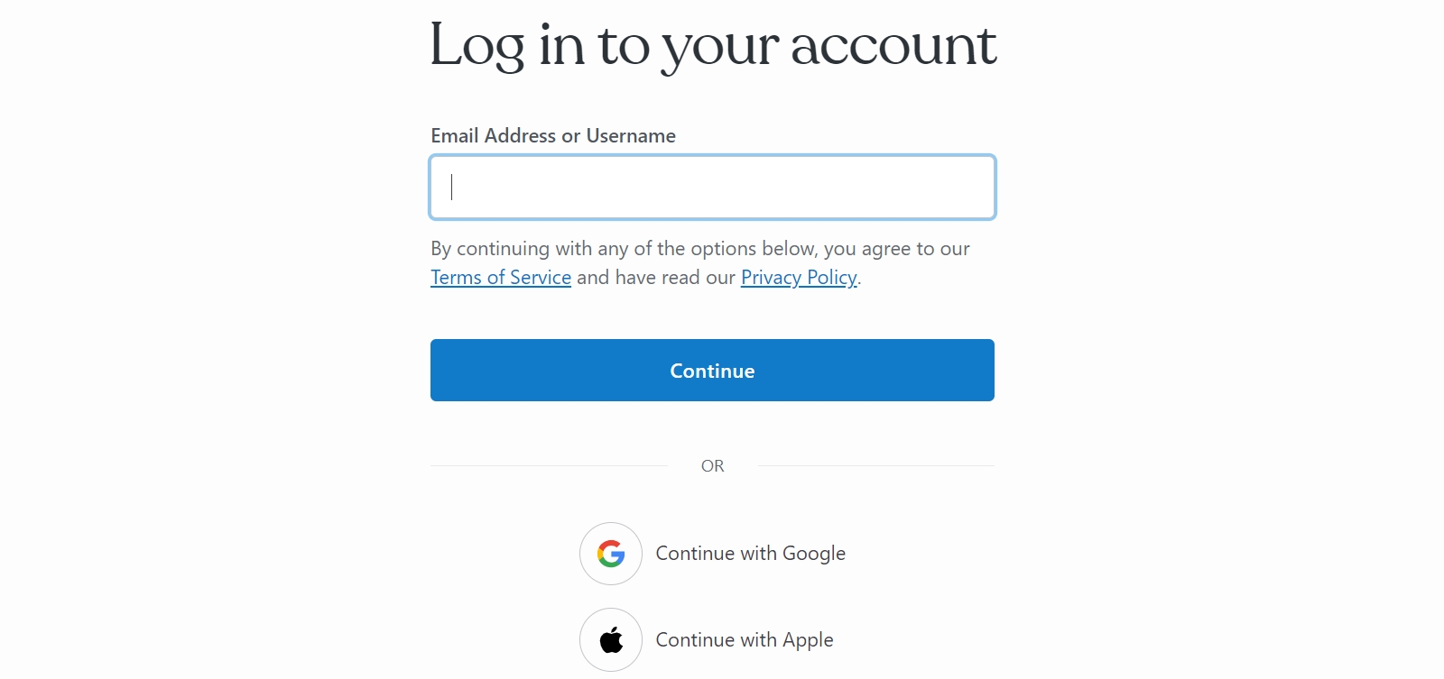 WordPress login