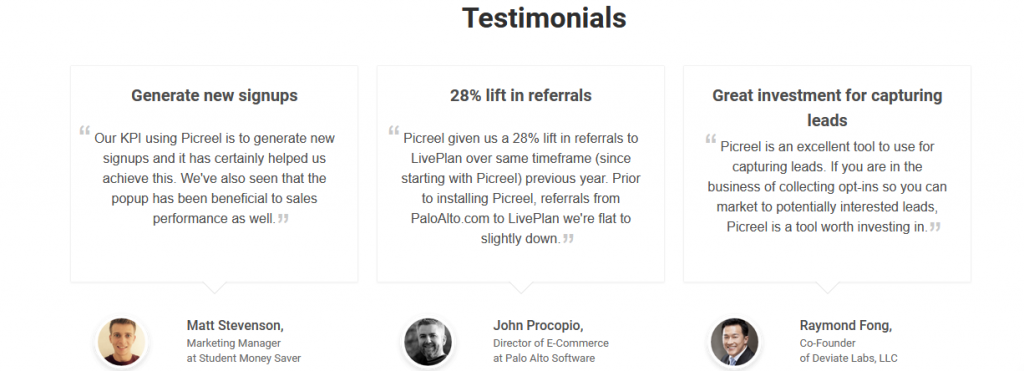 Testimonials