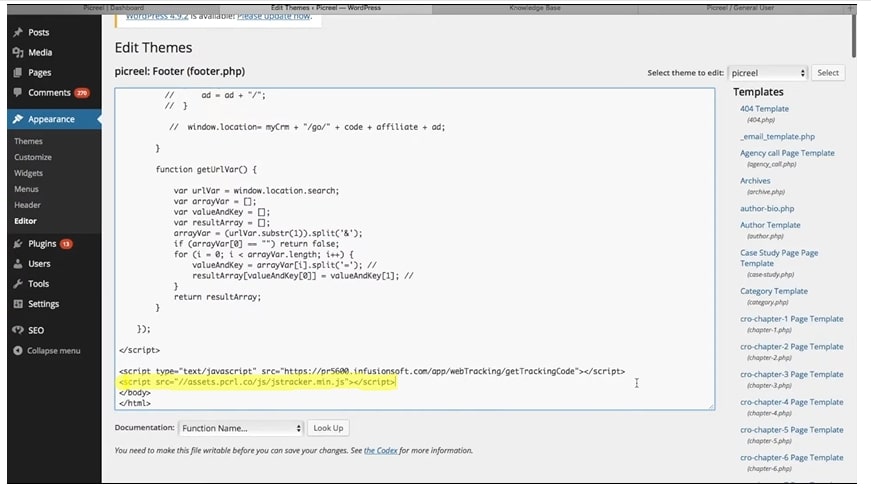 Step 7 - Add a Popup on a WordPress Website With Code