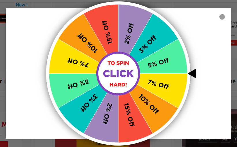 gamified popups