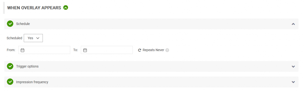 Customize Triggers