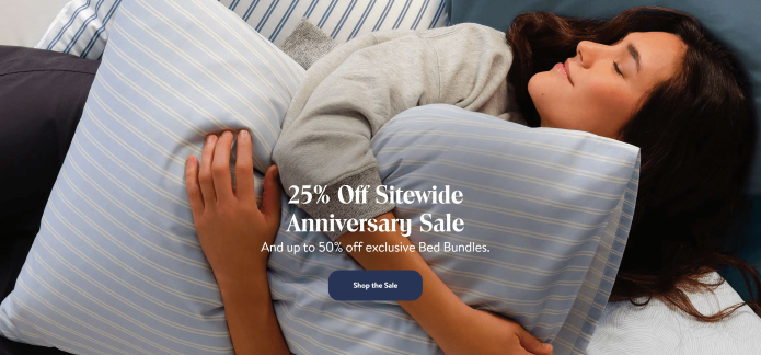 Brooklinen: The Sale Announcement Overlay