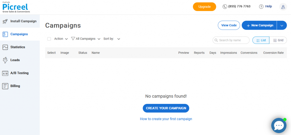 Popup Campaign
