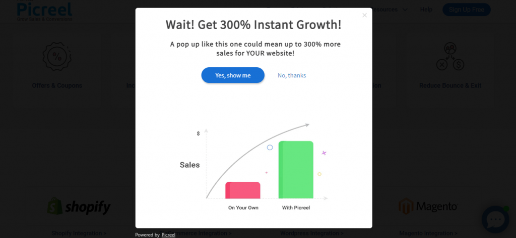 Landing pages