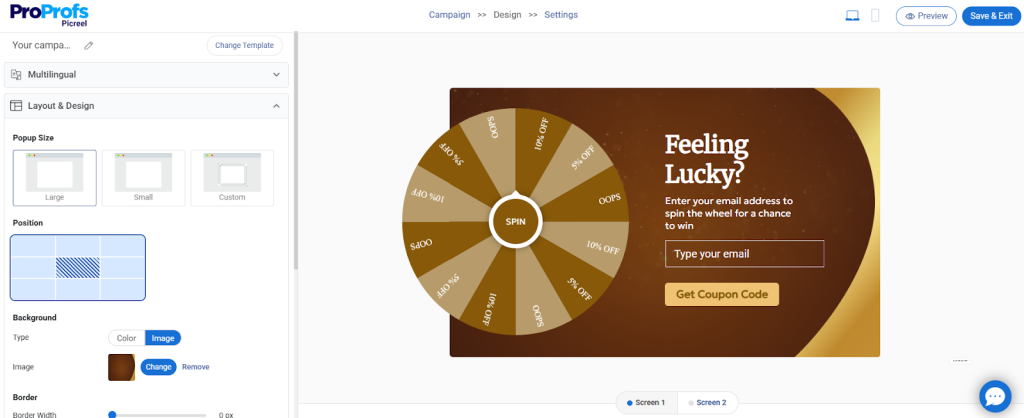 Build Your Prize Structure