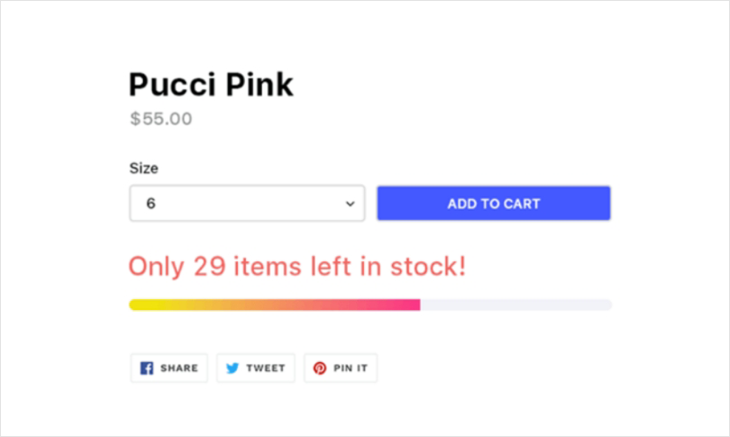 The "Limited Stock" Popup