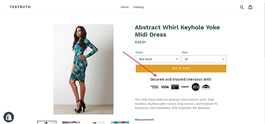 Abstract Whirl Keyhole YokeMidi Dress