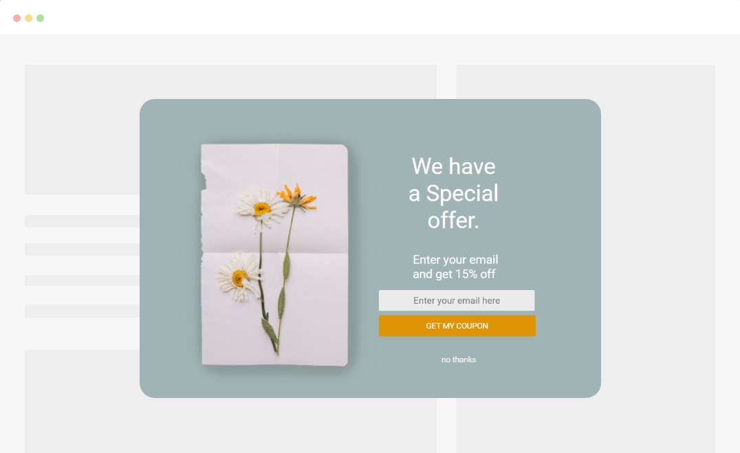 woocommerce campaign popup