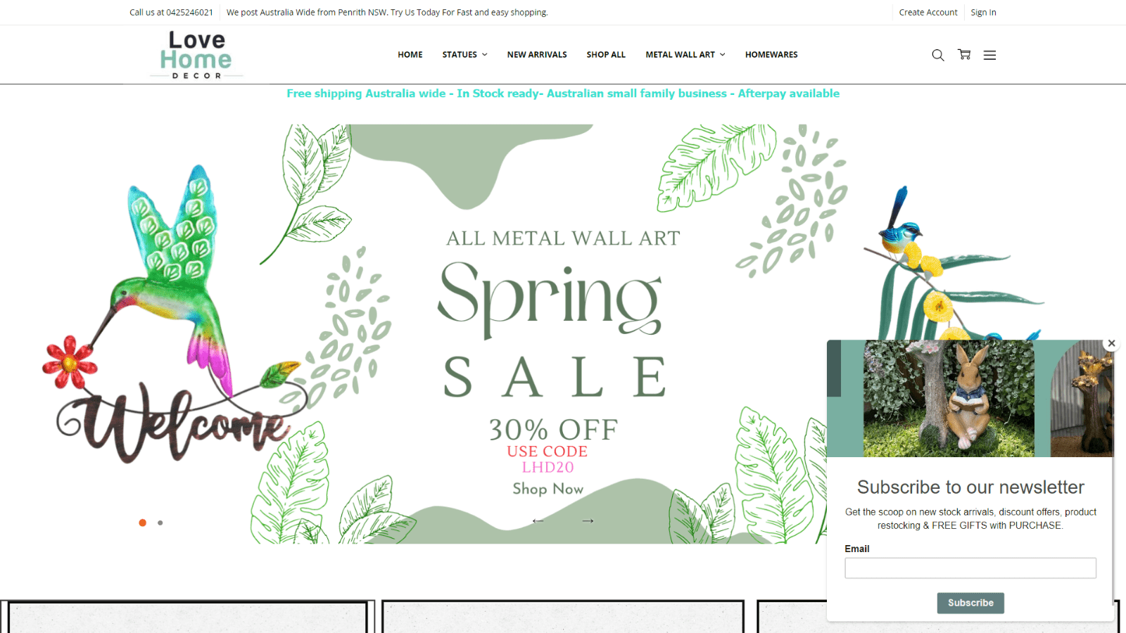 Newsletter Signup Examples Love Home Decor