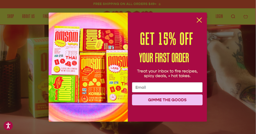 Newsletter Signup Examples Omsom