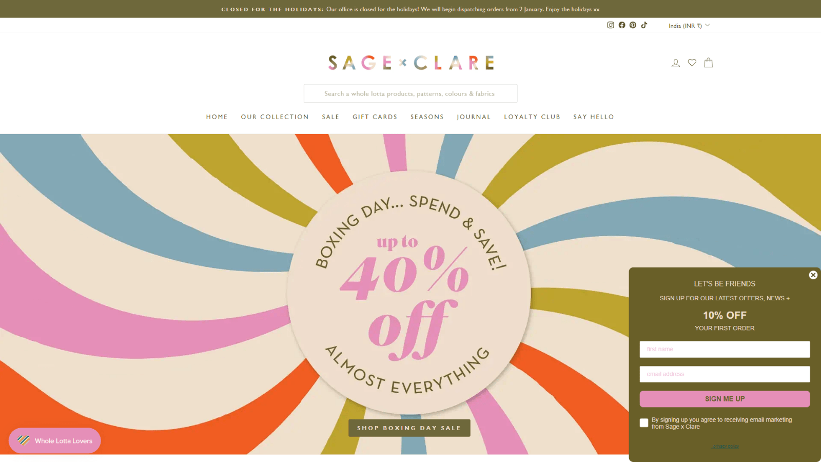 Newsletter Signup Examples SagexClare