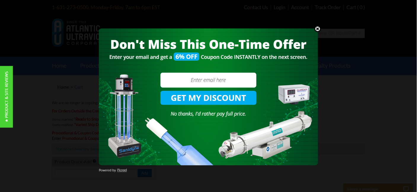 Newsletter Signup Examples Ultraviolet