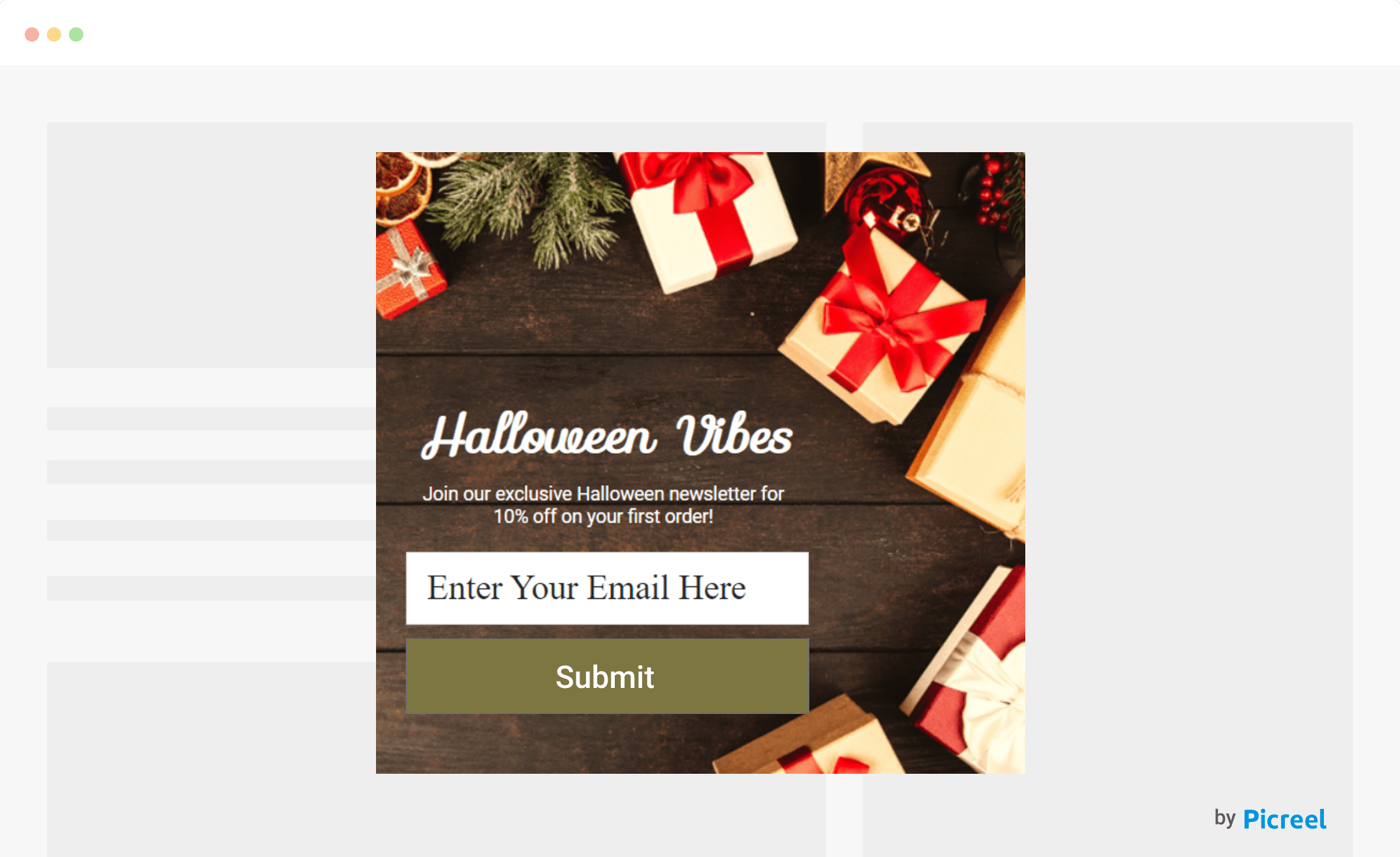 Halloween Email Sign-Up Popups